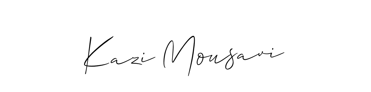 Here are the top 10 professional signature styles for the name Kazi Mousavi. These are the best autograph styles you can use for your name. Kazi Mousavi signature style 2 images and pictures png